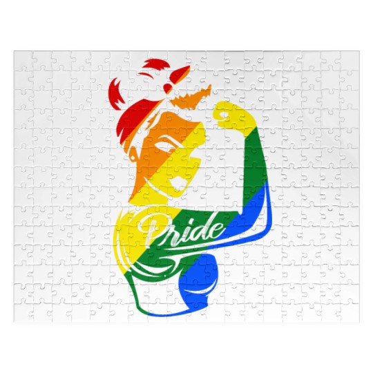 LGBT Gay Lesbian Rainbow Pride Trans Equality Jigsaw Puzzles