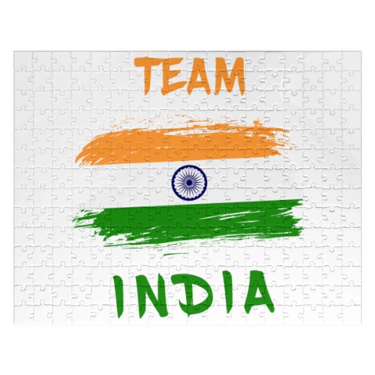 Team India Design / Gift New Delhi Calcutta Jigsaw Puzzles