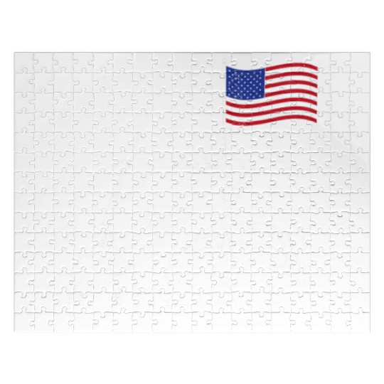 Funny Patriotic Golf Wear USA Flag Golf Cart Jigsaw Puzzles