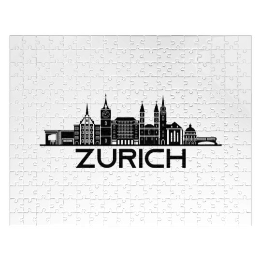 Zurich Switzerland gift Jigsaw Puzzles