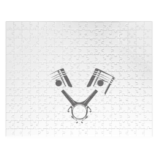 No Replacement For Displacement Muscle Car Gift fo Jigsaw Puzzles