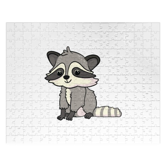 Raccoon Trash Panda Funny Cute Quote Animal Gift Jigsaw Puzzles