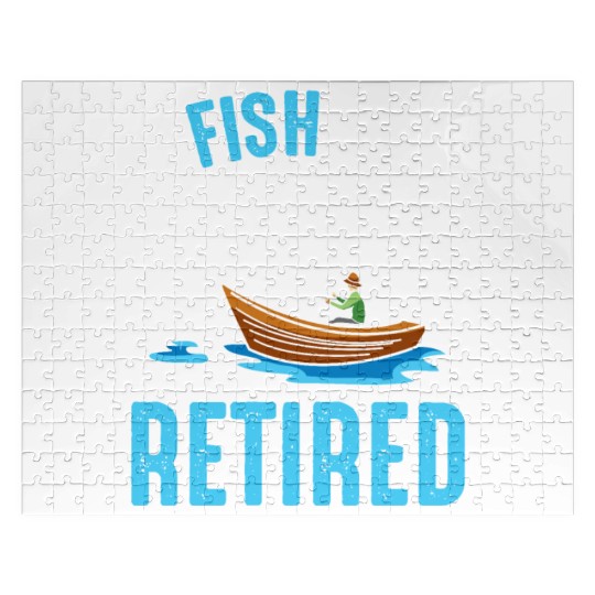 O'Fishally Retired Funny Fisherman Retirement Jigsaw Puzzles