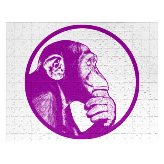 Think of monkey chimpanzee Jigsaw Puzzles