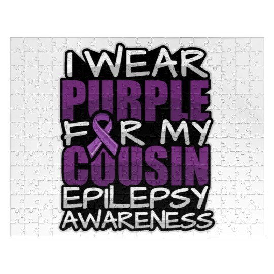 I wear purple for my cousin Epilepsy awareness - Jigsaw Puzzles