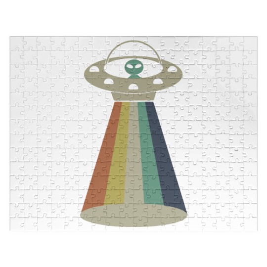 Vintage Alien Jigsaw Puzzles