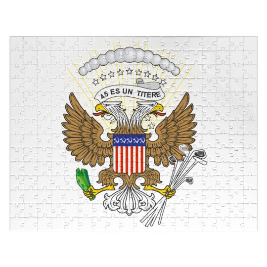 Fake Presidential Seal 45 Es Un Titere Jigsaw Puzzles