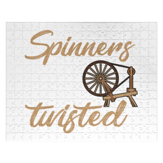 Spinners like it twisted - Wool Hand Spinning Jigsaw Puzzles