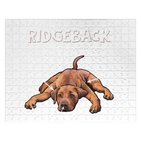 Anatomy of a Ridgeback Jigsaw Puzzles