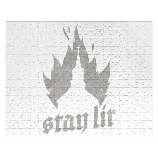 Occult Burning Church - Unholy Satanic Devil Jigsaw Puzzles