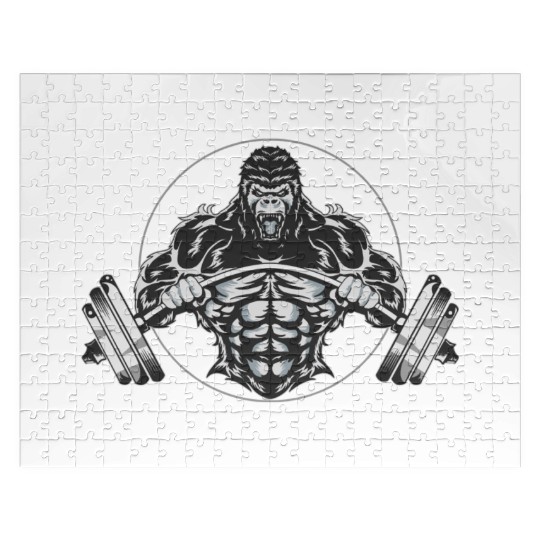 Gorilla Gym Beast / Bodybuilding Jigsaw Puzzles