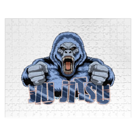 BJJ Gorilla - BJJ Jiu-Jitsu, Grappling and MMA Jigsaw Puzzles