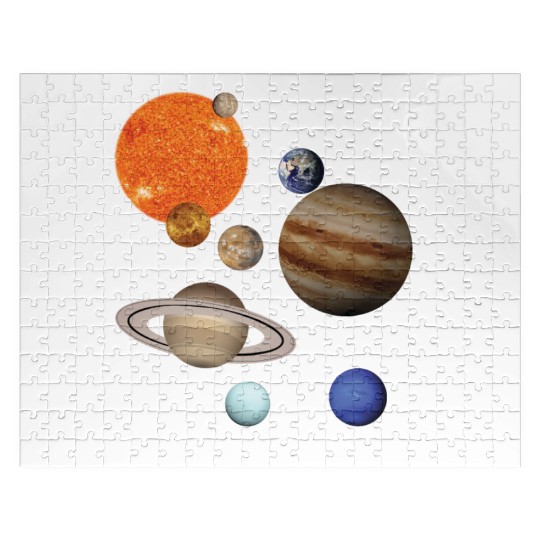 realistic Solar System planet Outer Space Explorer Jigsaw Puzzles