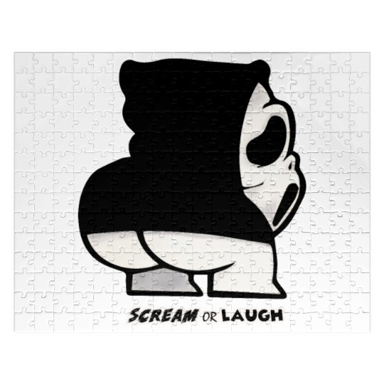 Ghost creature scream or laugh Jigsaw Puzzles