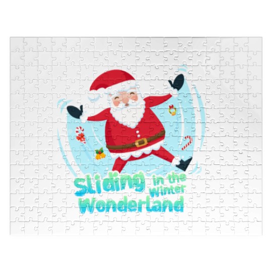Christmas Santa Claus Winter Cold Sliding Xmas Jigsaw Puzzles