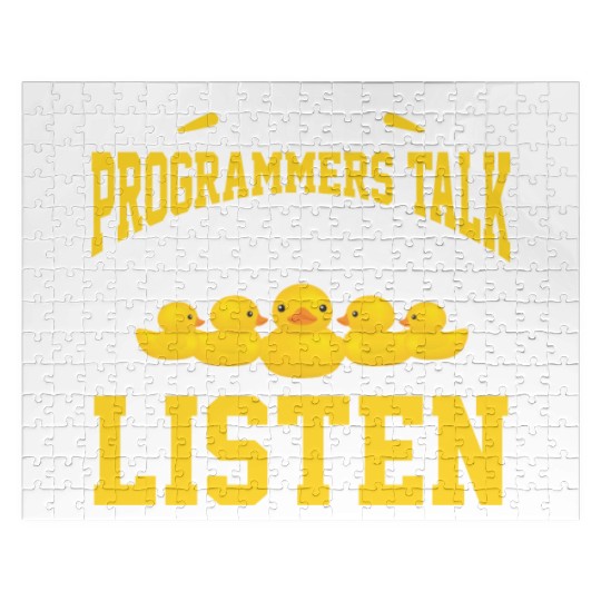 Computer Science Programmer Developer Rubber Duck Jigsaw Puzzles