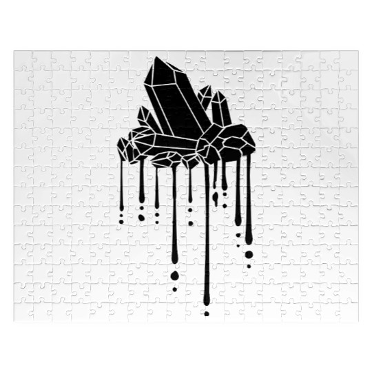 Graffiti dripping crystal Jigsaw Puzzles