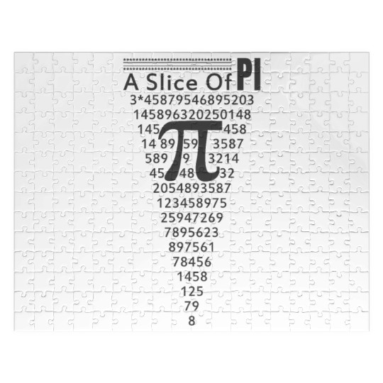 A Slice Of Pi Pizza Math Nerd Jigsaw Puzzles