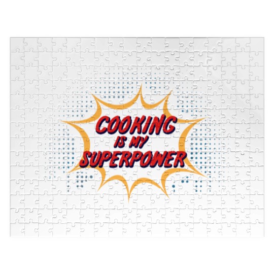 Cooking Is My Superpower Jigsaw Puzzles