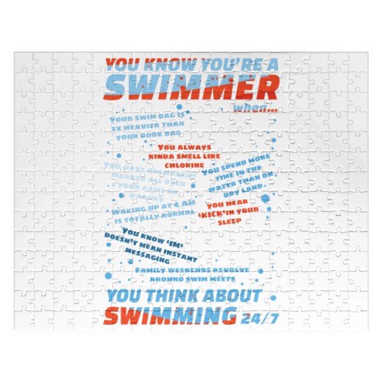 Swimmer Definition Funny Jigsaw Puzzles