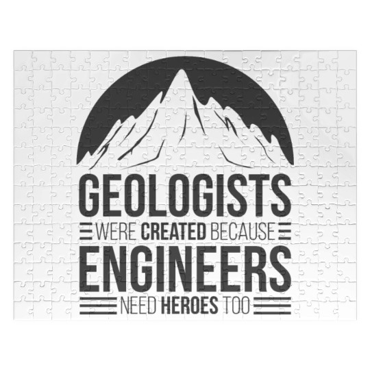 Geologist Engineer Hero Funny Jigsaw Puzzles
