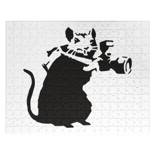 Rat with camera - Banksy Graffiti Jigsaw Puzzles