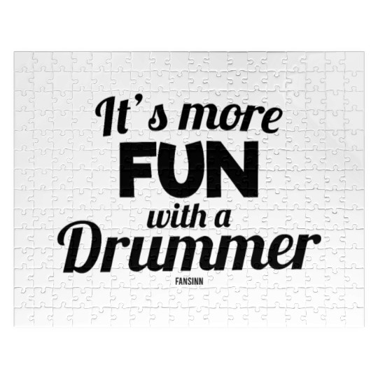 Drummer percussion music drum singing Jigsaw Puzzles