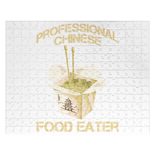 Professional Chinese Food Eater Asian Noodle Lover Jigsaw Puzzles