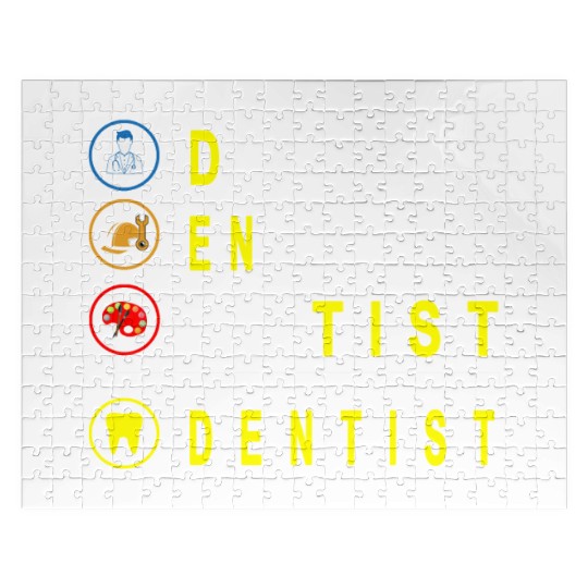 Doctor Engineer Artist Combine Dentist Jigsaw Puzzles