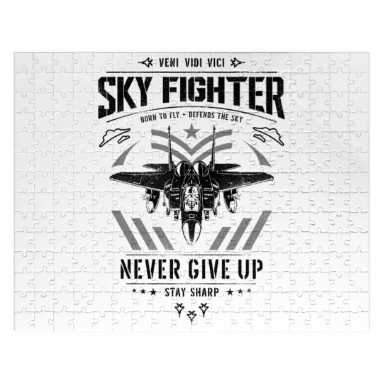 Fighter jet airplane pilot Jigsaw Puzzles