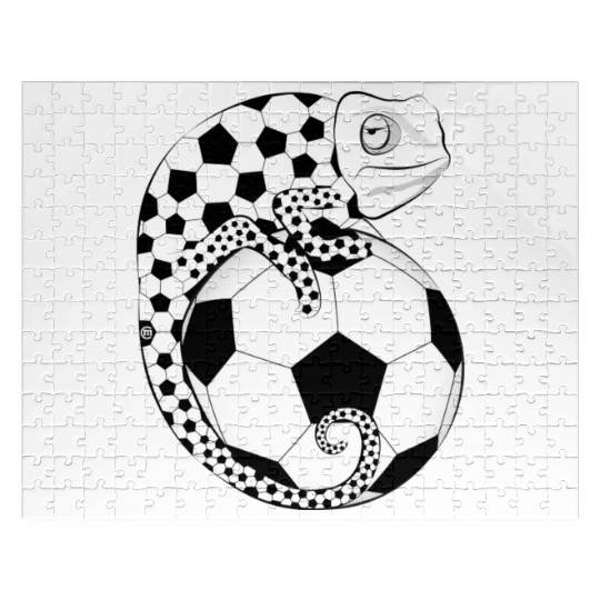 Soccer Chameleon Jigsaw Puzzles