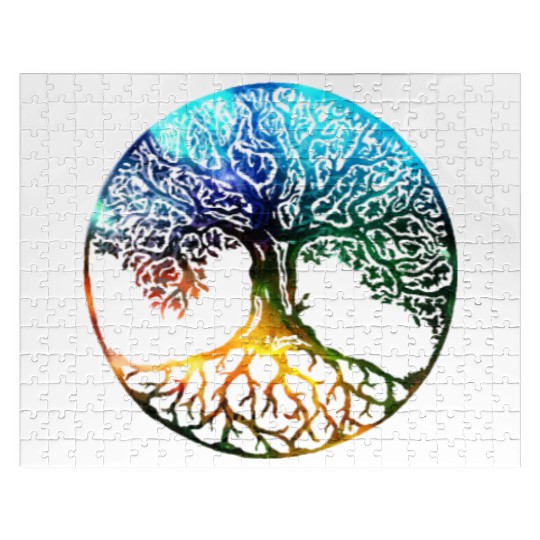 Tree of Life Mandala Jigsaw Puzzles