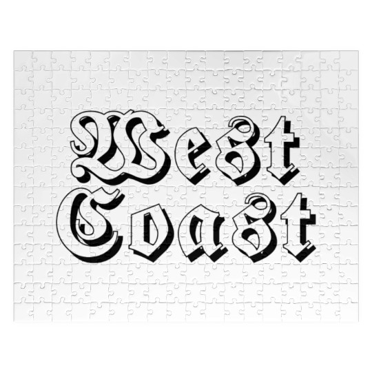 West Coast Fraktur Jigsaw Puzzles