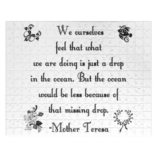 Drop in the ocean Jigsaw Puzzles