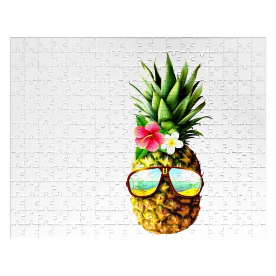 Be A Pineapple Stand Tall Wear Crown Sweet Hawaii Jigsaw Puzzles