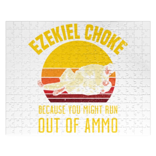 Funny Jiu Jitsu Jigsaw Puzzles - Ezekiel Choke - Jiujitsu H