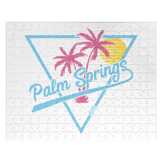 Palm Springs Vintage Retro 1975 Jigsaw Puzzles
