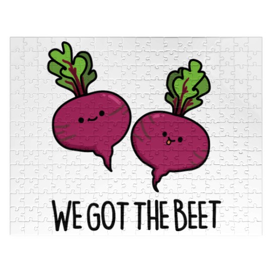 We Got The Beat Cute Vegetable Pun Jigsaw Puzzles