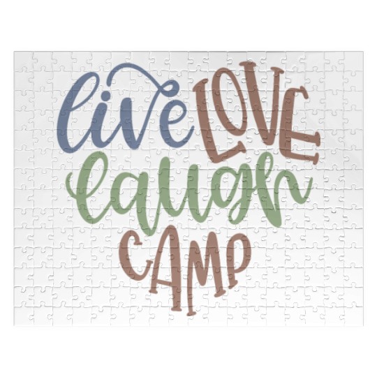 Live Love Laugh Camp RV Jigsaw Puzzles