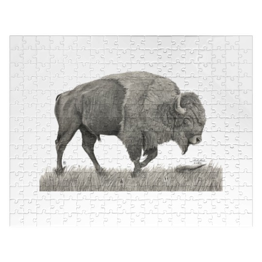Buffalo Drawing Jigsaw Puzzles