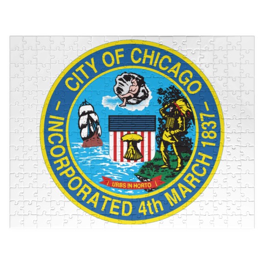 Seal of Chicago, Illinois Jigsaw Puzzles