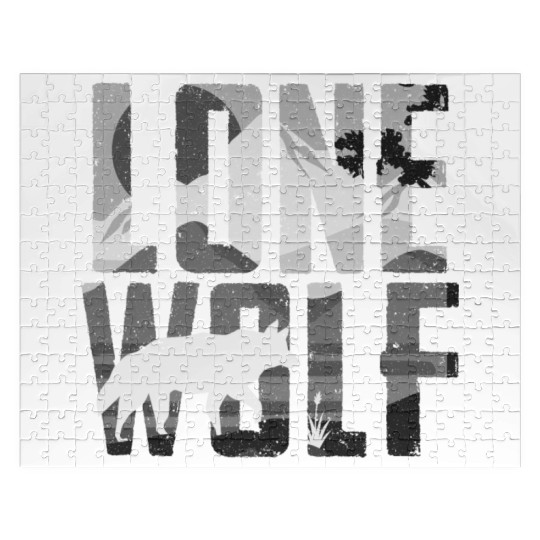 Lone Wolf Gift Jigsaw Puzzles