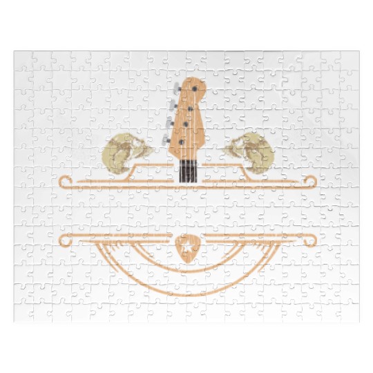 Bassist Low End Society Bass Guitar Player Jigsaw Puzzles