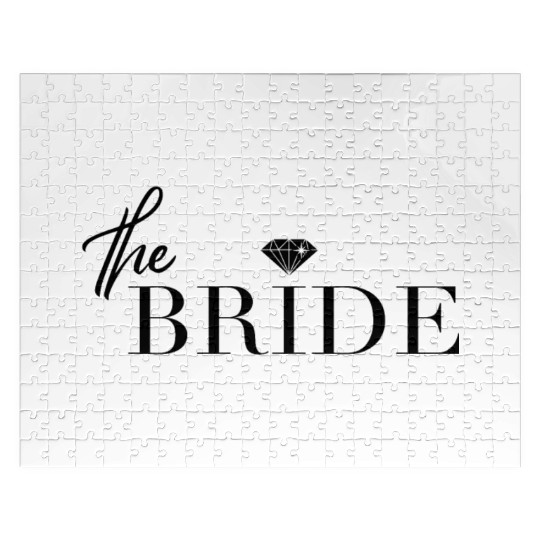 The Bride - Wedding Party Engaged Bachelorette Jigsaw Puzzles