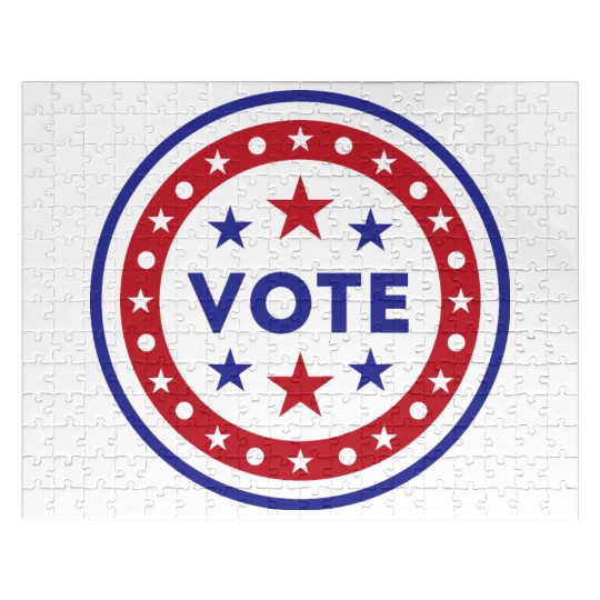 Vote US Election 2020 stars and stripes Jigsaw Puzzles