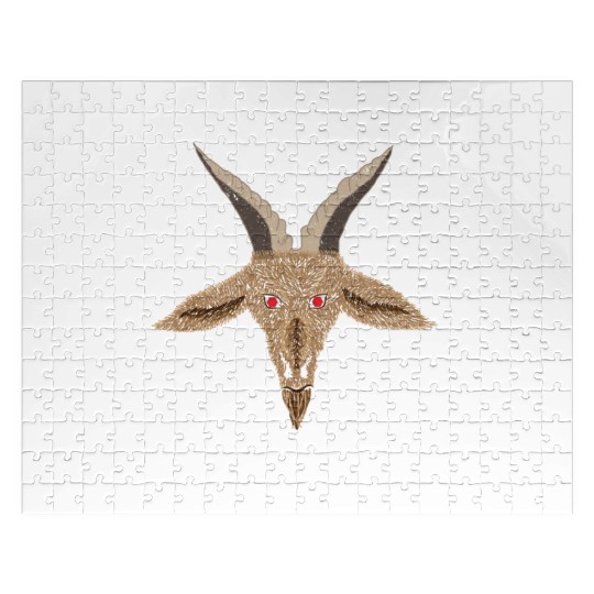 Baphomet Pentagram Jigsaw Puzzles