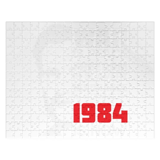 War is Peace, 1984 is NOW - George Orwell Portrait Jigsaw Puzzles