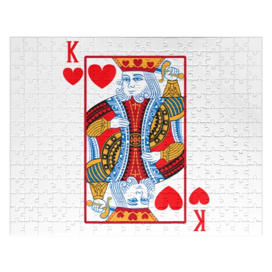 Halloween Playing Card Costume KING OF HEARTS Jigsaw Puzzles