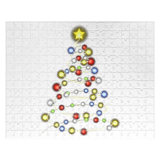 christmas tree christmas light Jigsaw Puzzles