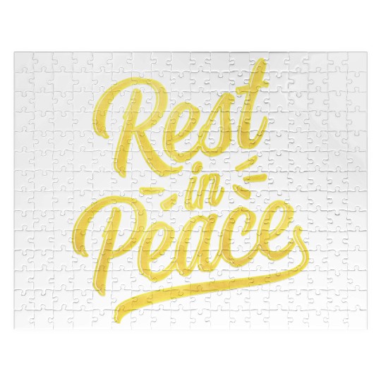 Rest in peace - RIP - Goodbye Jigsaw Puzzles